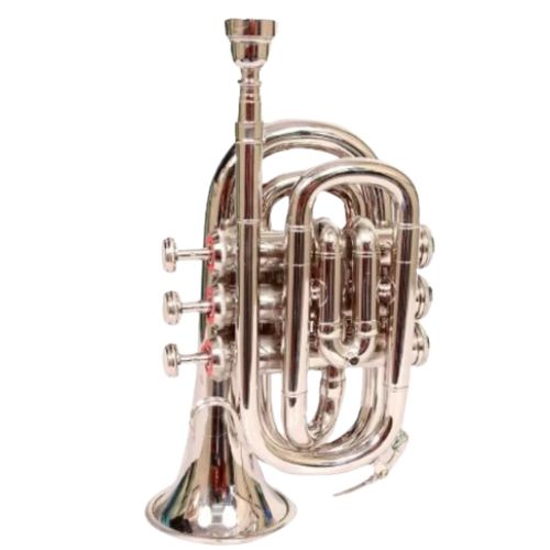 Brass Wind Musical Instruments pocket trumpet brass a 4