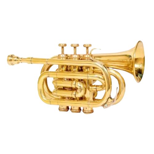 Brass Wind Musical Instruments pocket trumpet brass a