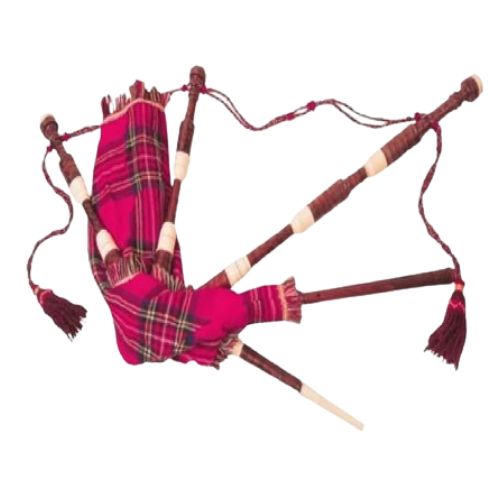 Wood Wind Musical Instruments stylish double color bagpipes 3