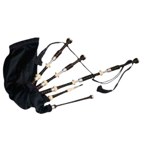 Wood Wind Musical Instruments wood bagpiper black 2
