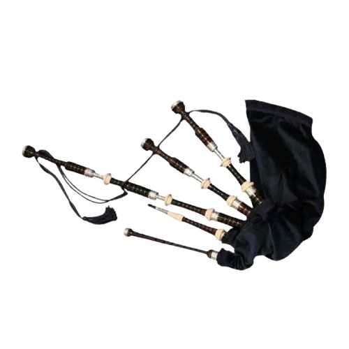 Wood Wind Musical Instruments wood bagpiper black 4